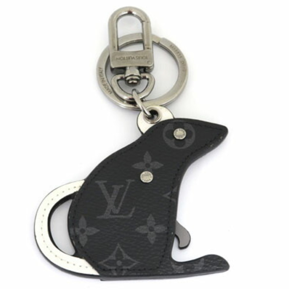 Louis Vuitton Keychain Monogram Eclipse Portocre LV Rat M68835 Men's Women's ... - Picture 2 of 9